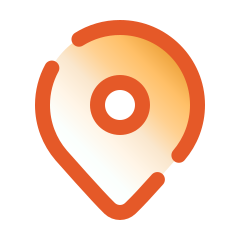 Cartoon map icon